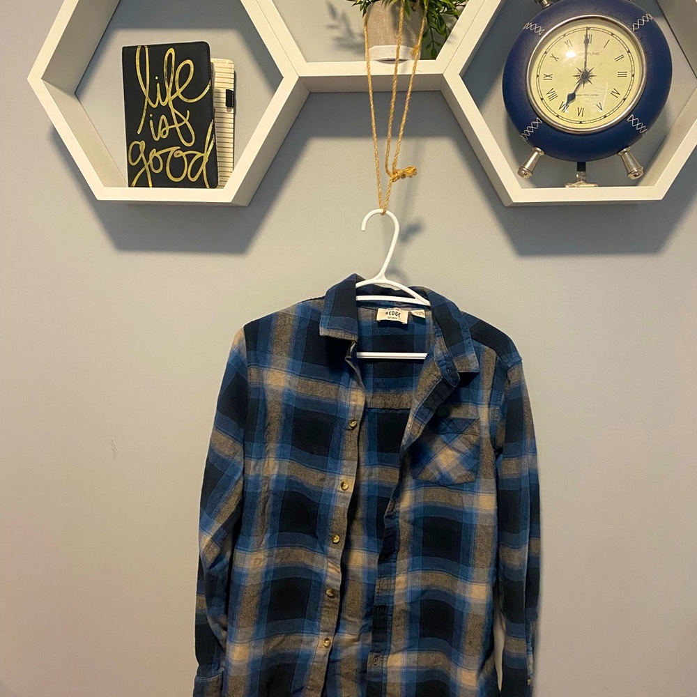 Hedge Blue Gray Flannel